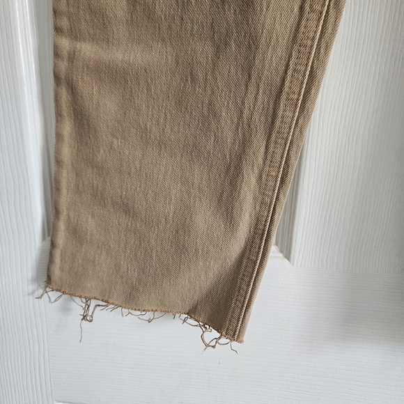 GAP Women's Straight Leg Jeans - Tan - Picture 7 of 7